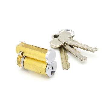 Removable Large Format Interchangeable Brass Lock Cylinder